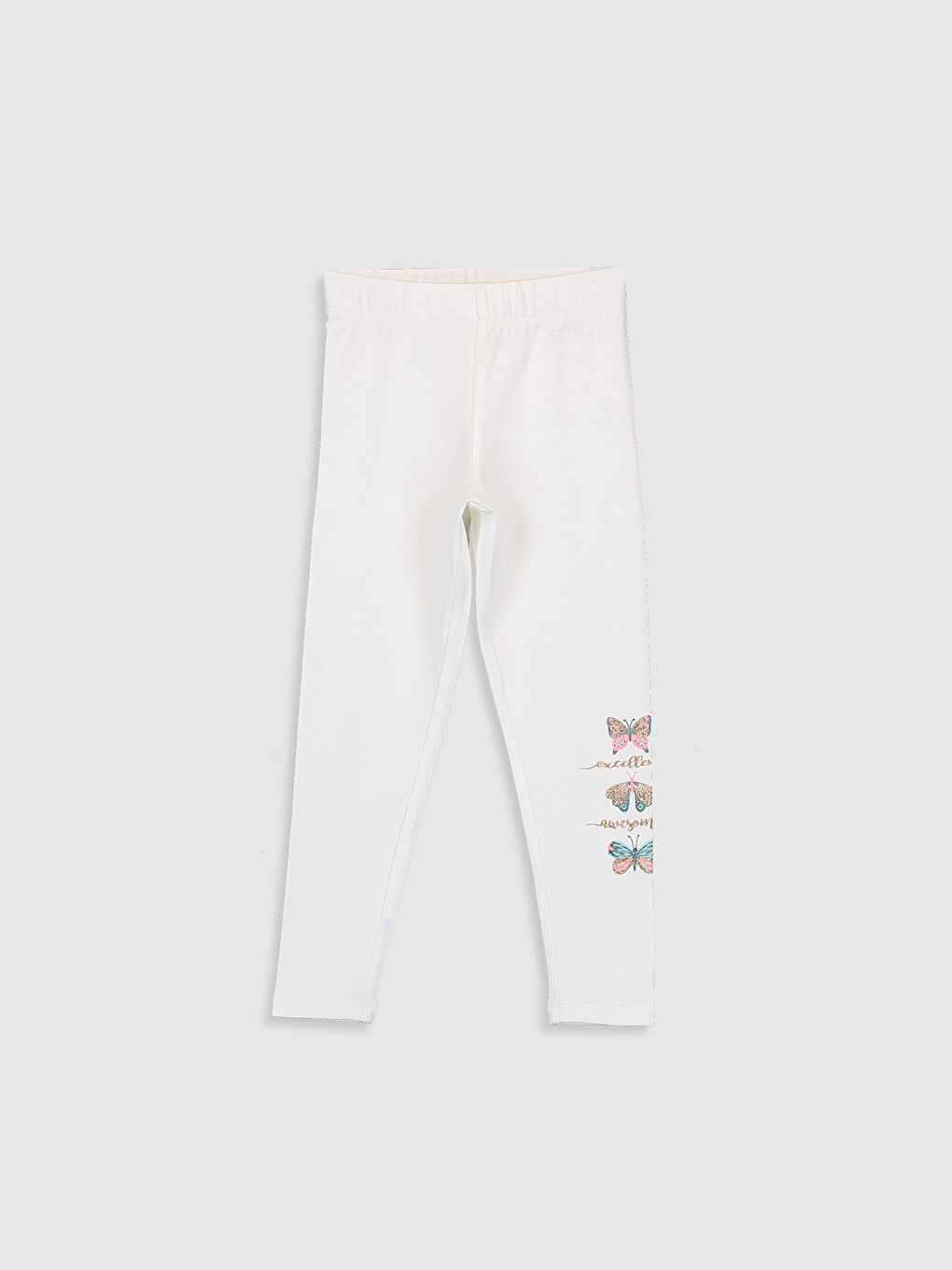 Girl's Printed Cotton Leggings