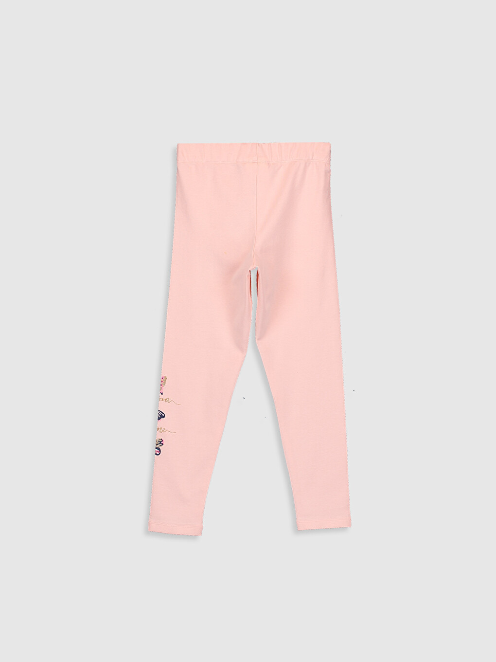 Girl's Printed Cotton Leggings-1