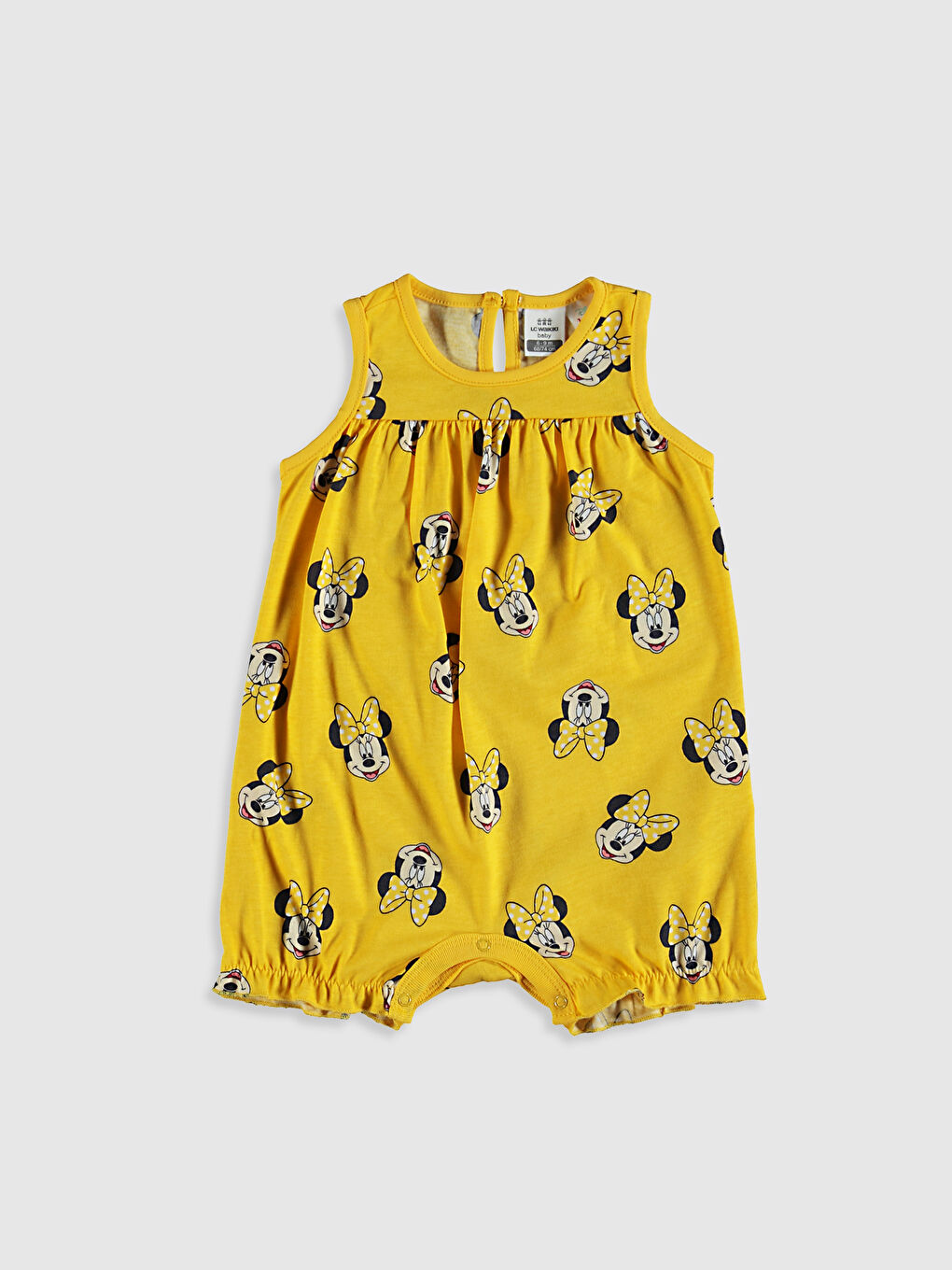Baby Girl's Minnie Mouse Printed Jumpsuit