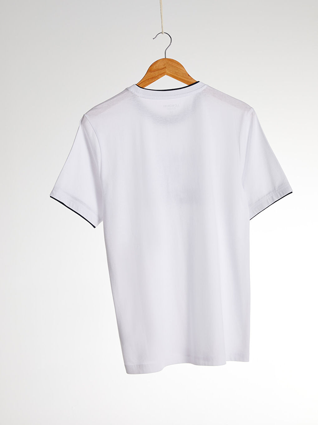 Crew Neck Printed Combed Cotton T-Shirt-2