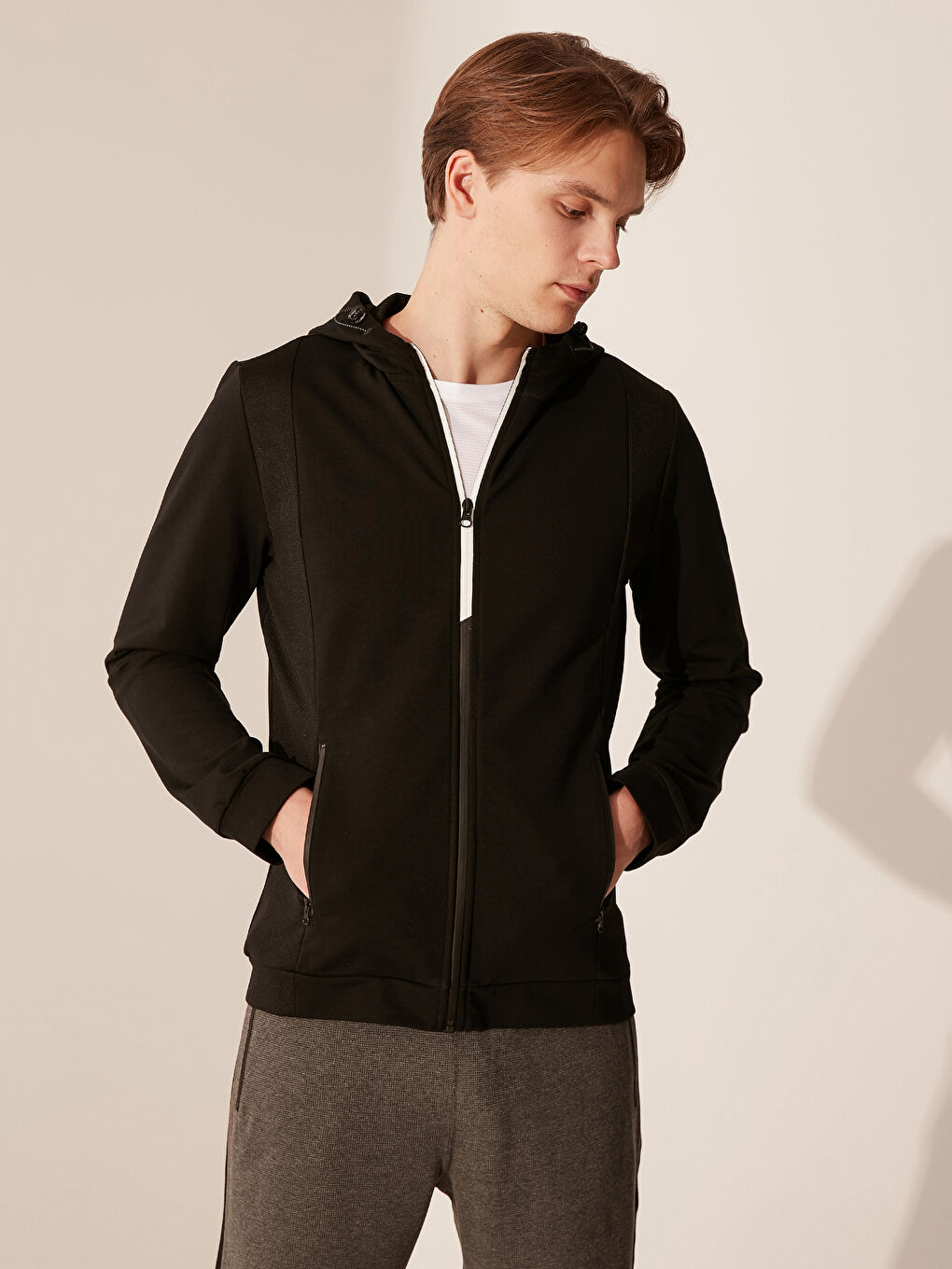 Siyah Erkek Sweatshirt