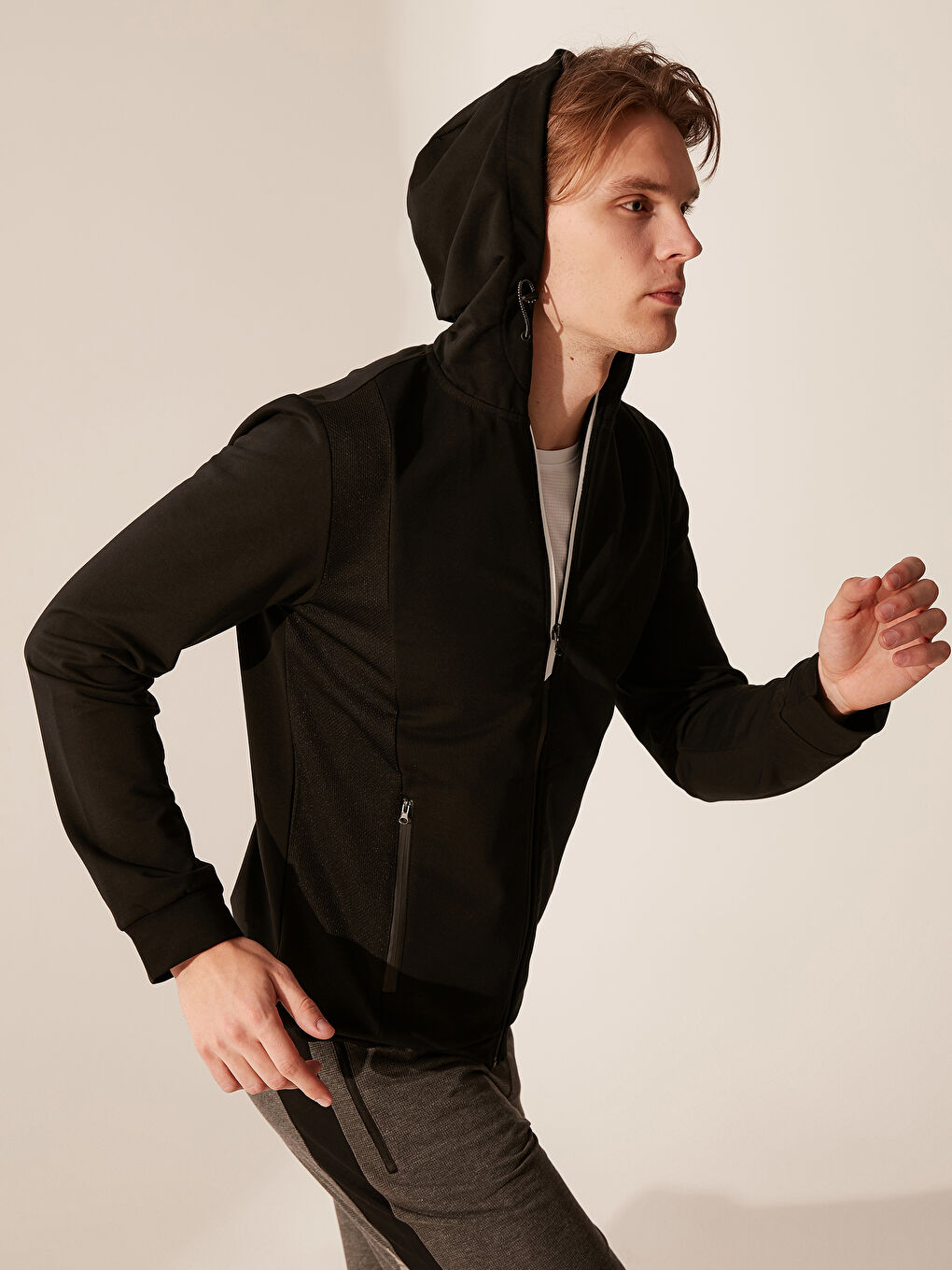 Siyah Erkek Sweatshirt-1