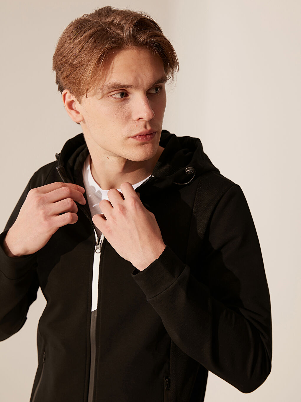 Siyah Erkek Sweatshirt-3