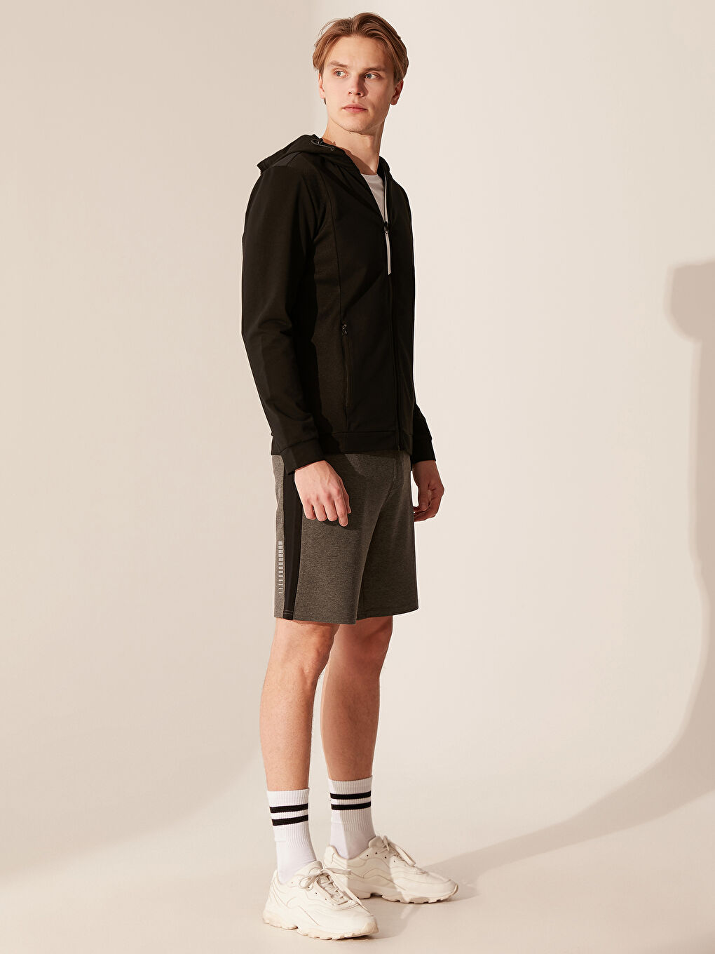 Siyah Erkek Sweatshirt-5