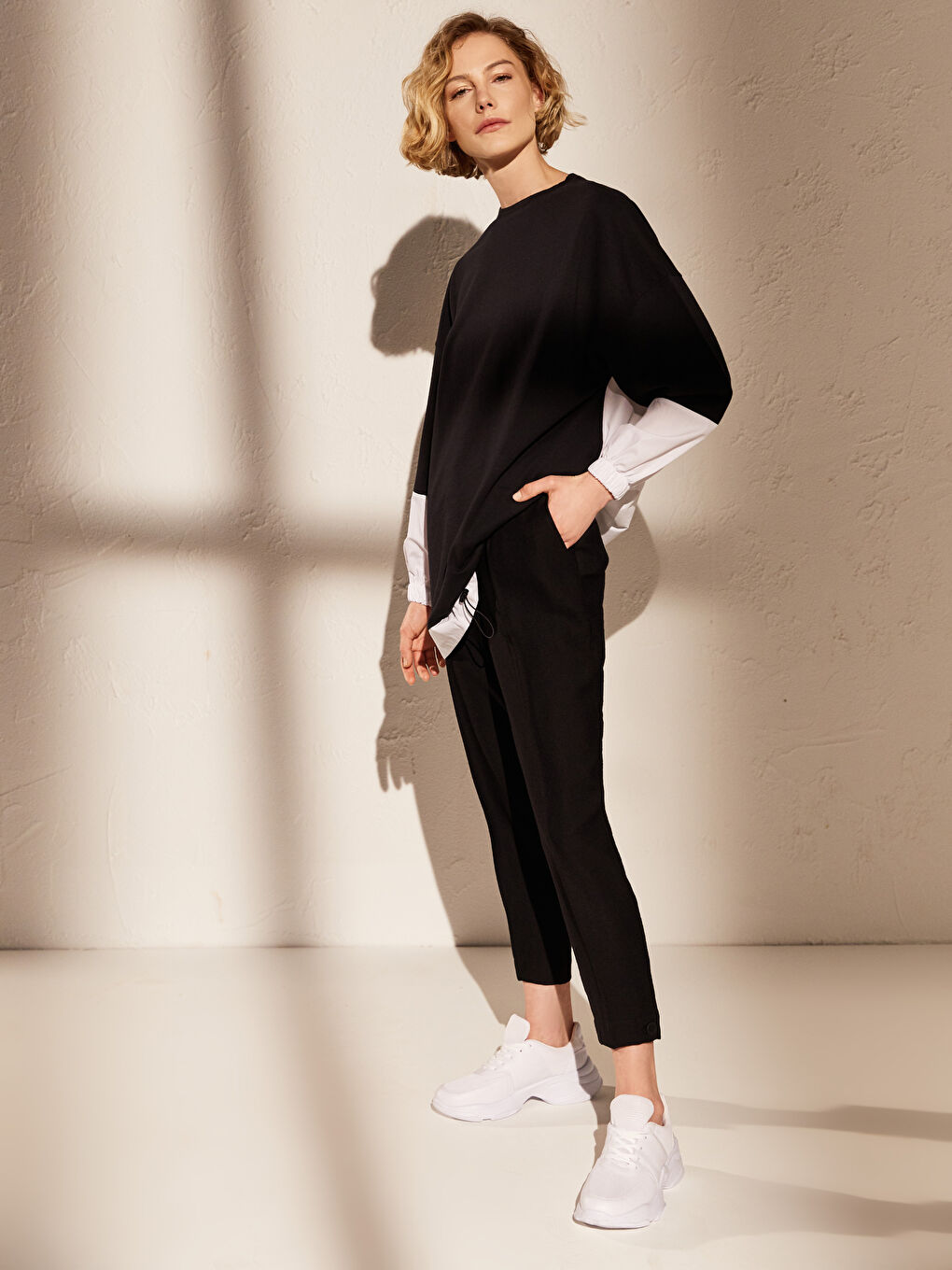 Ankle-Length Viscose Pants-3