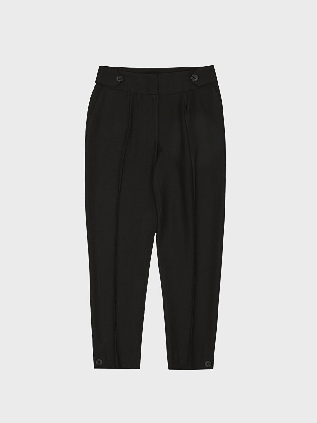 Ankle-Length Viscose Pants-1