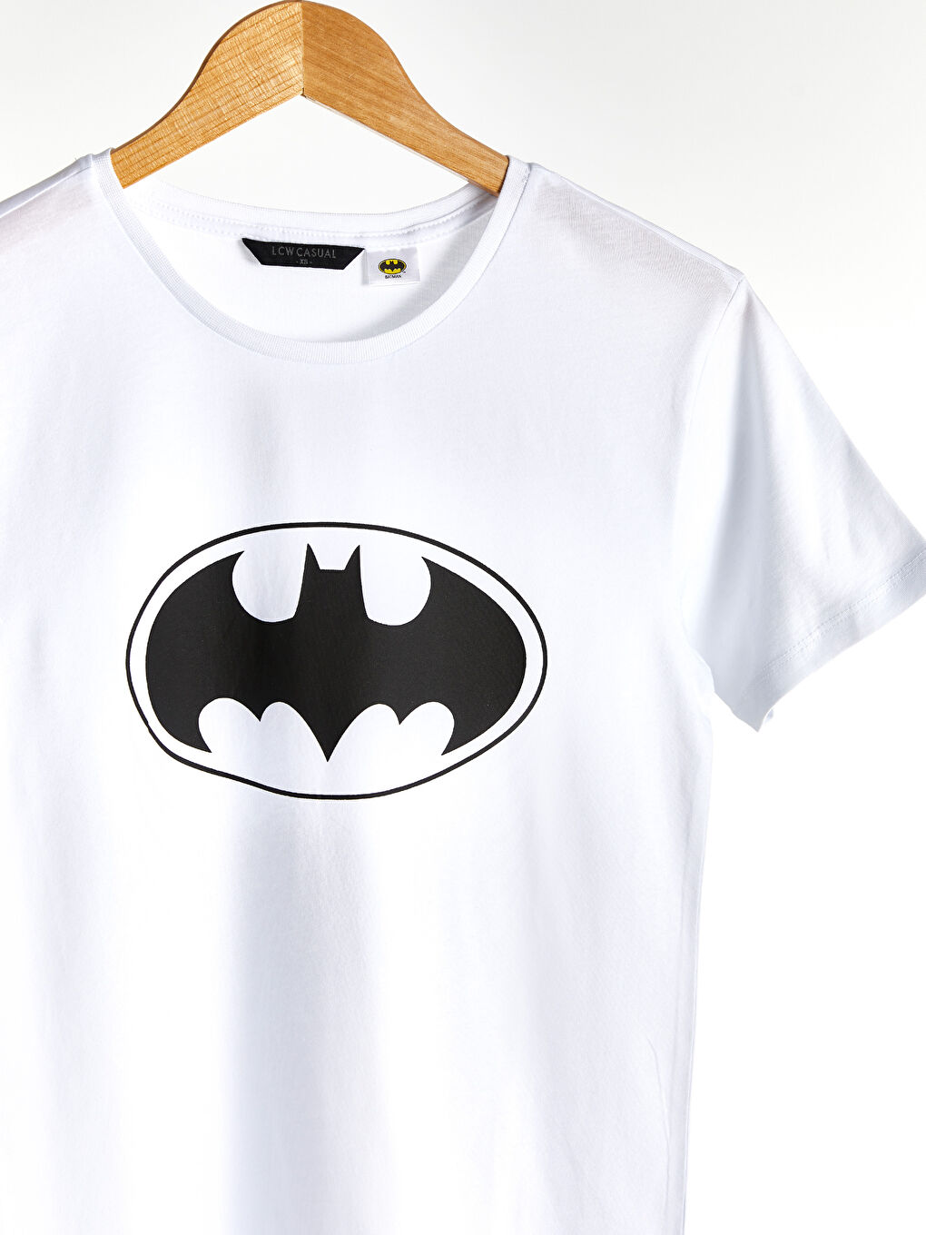 Beyaz Penye Erkek Tişört-6