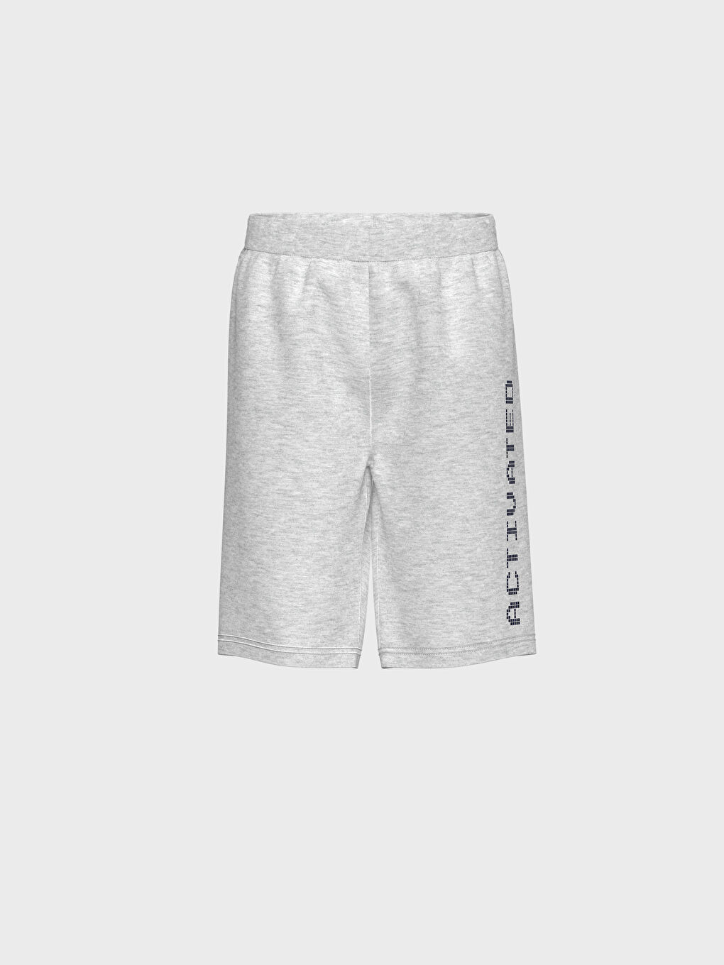 Gri Bisiklet Yaka Kısa Kollu Erkek Çocuk Pijama Takım-3