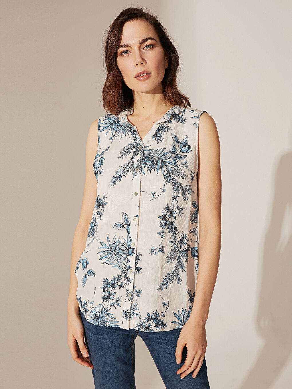 Bez rukava Nabor Ženska Košulja-3