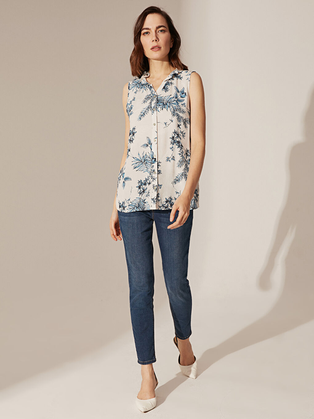 Bez rukava Nabor Ženska Košulja-5