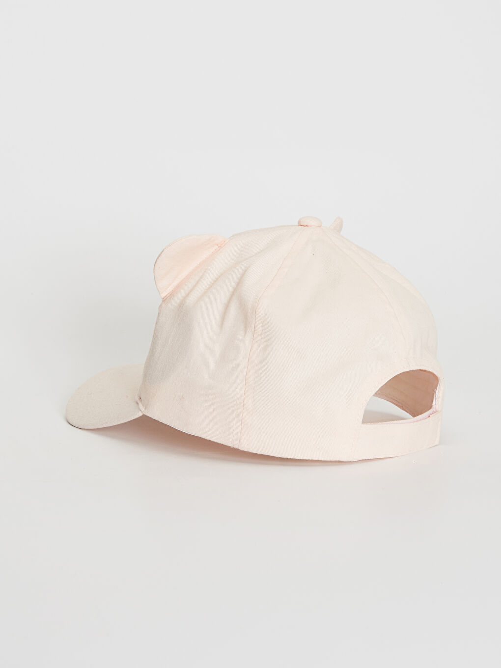 Pembe Kız Çocuk Nakış Detaylı Ter Bantlı Şapka-2