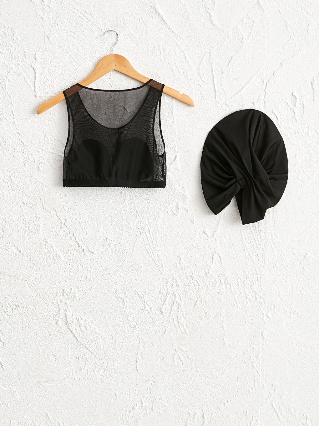 طقم ملابس سباحة محتشمة كم طويل للسيدات-3