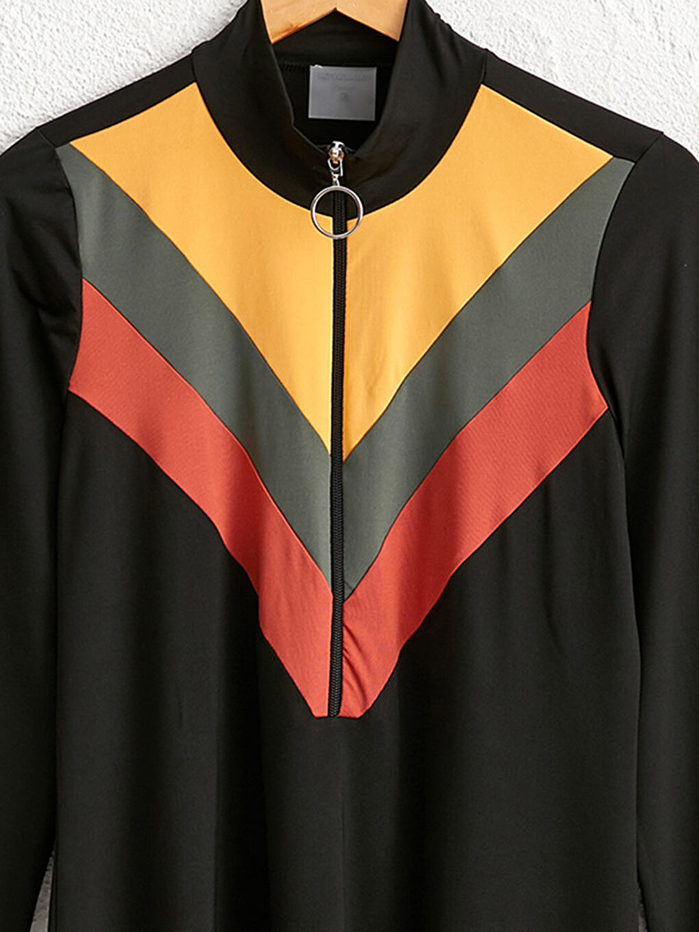 طقم ملابس سباحة محتشمة كم طويل للسيدات-4