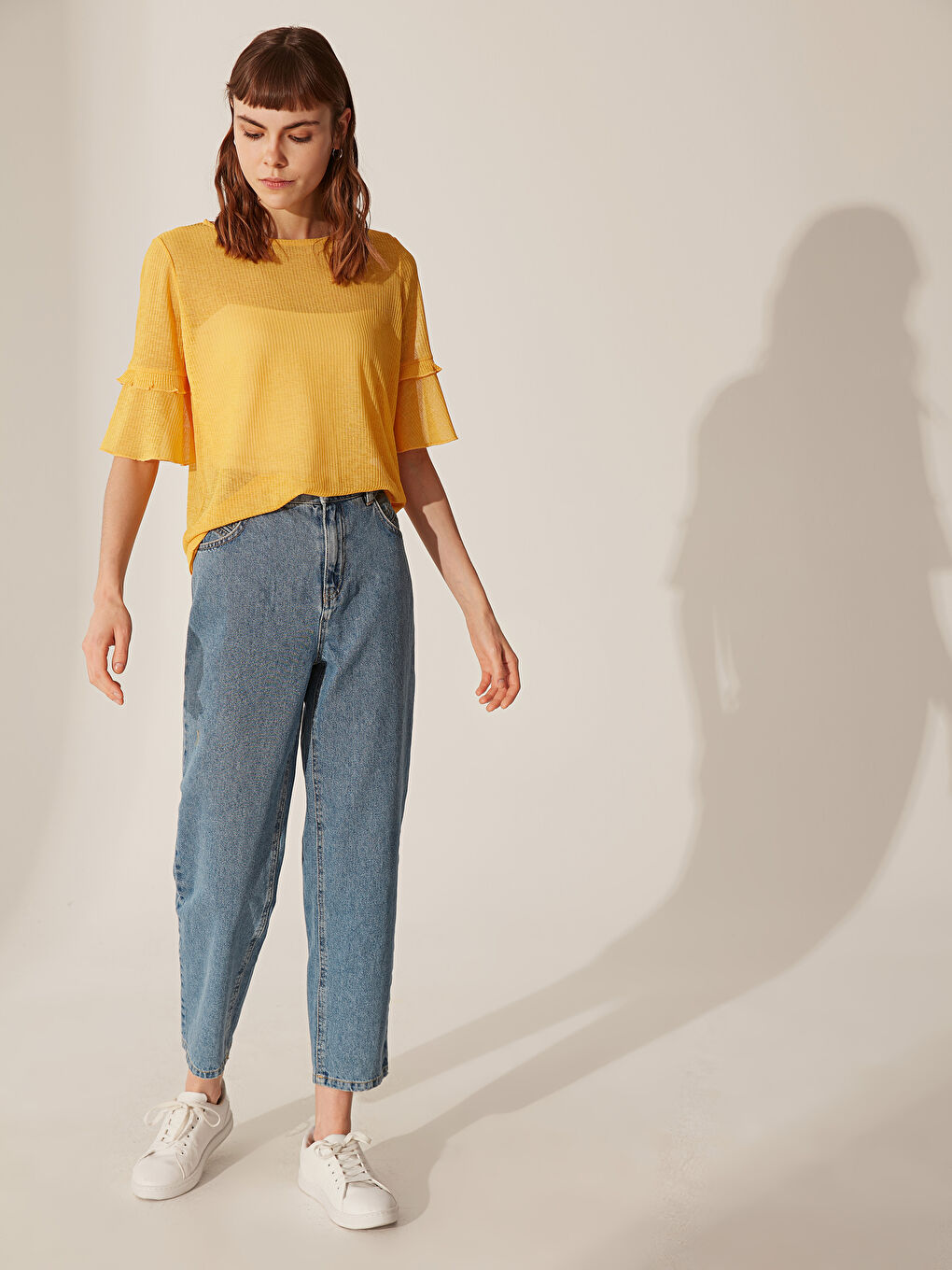 Woman YELLOW T-Shirt-2