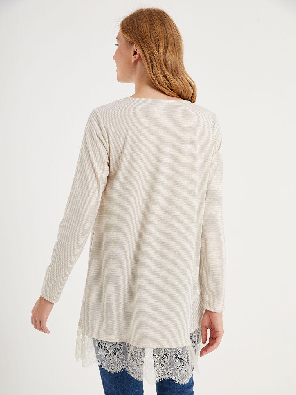 Lace Detailed Maternity Tunic-5