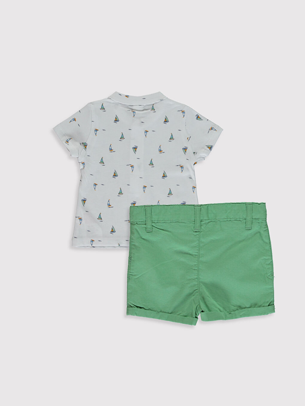 Beyaz Erkek Bebek Takım-7