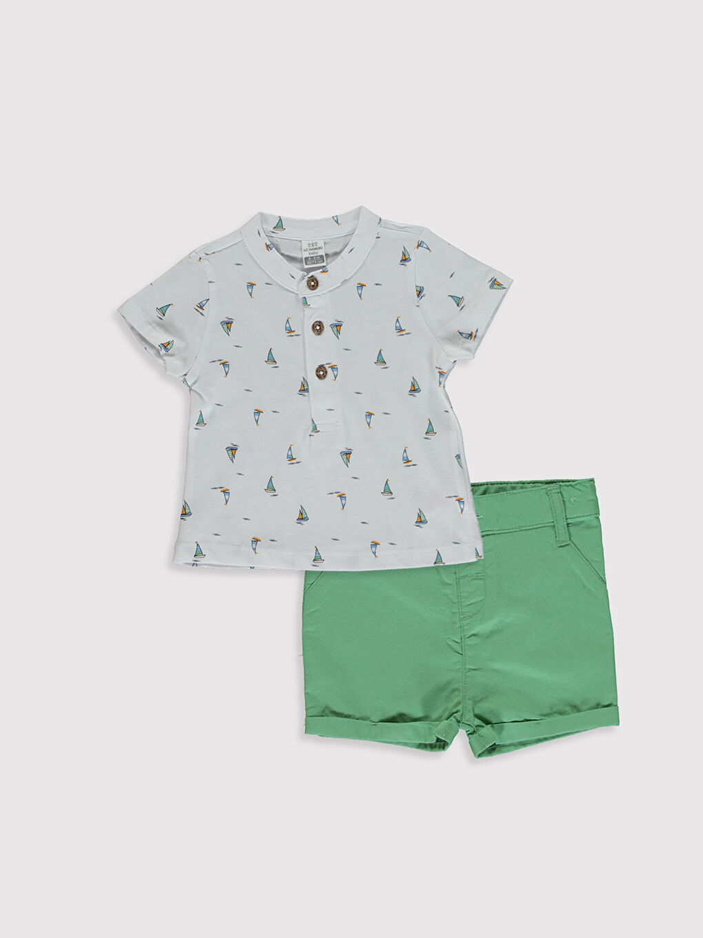 Beyaz Erkek Bebek Takım