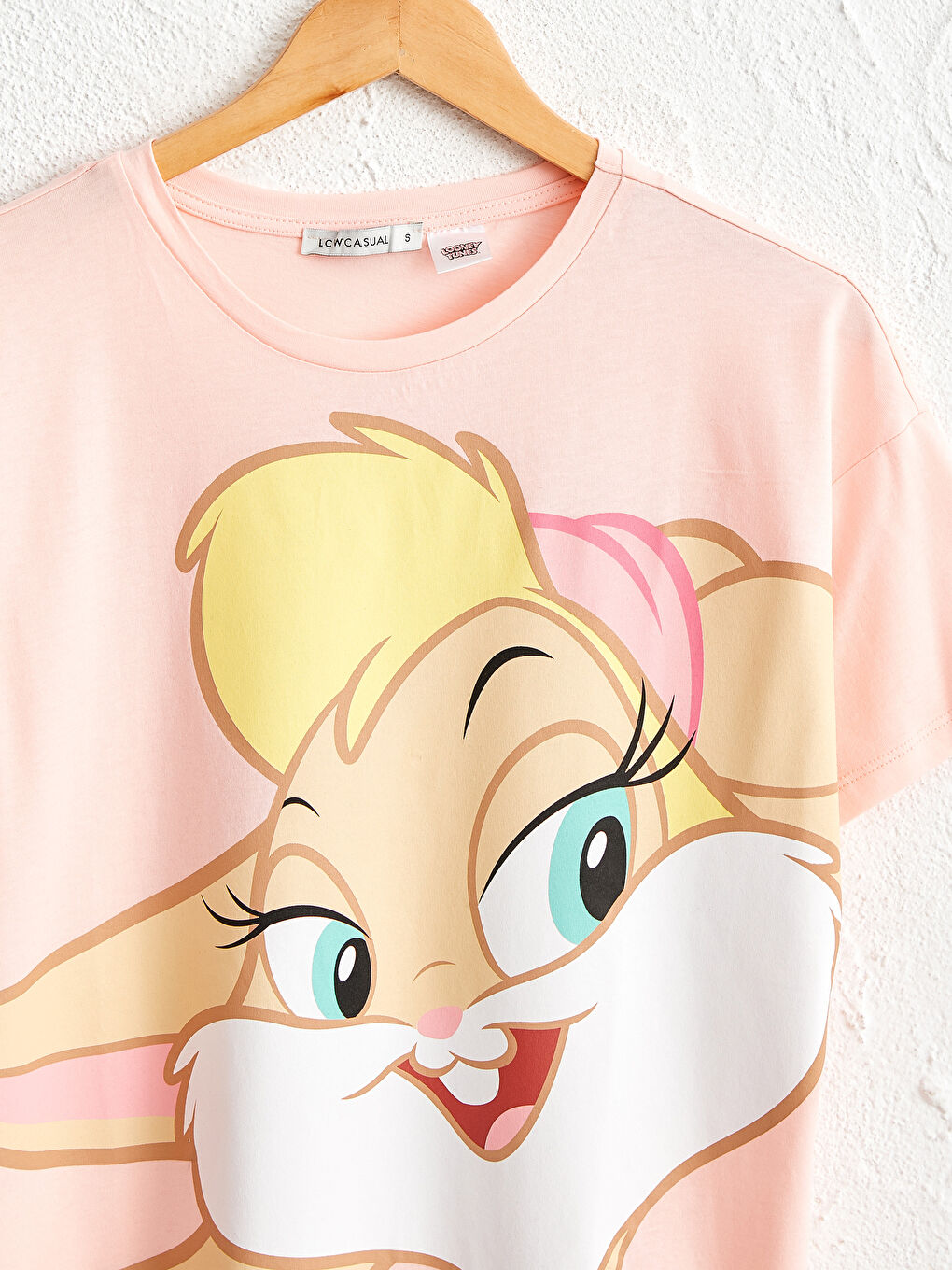 LCW Vision Lola Bunny Printed Cotton T-Shirt -0SN463Z8-FRA