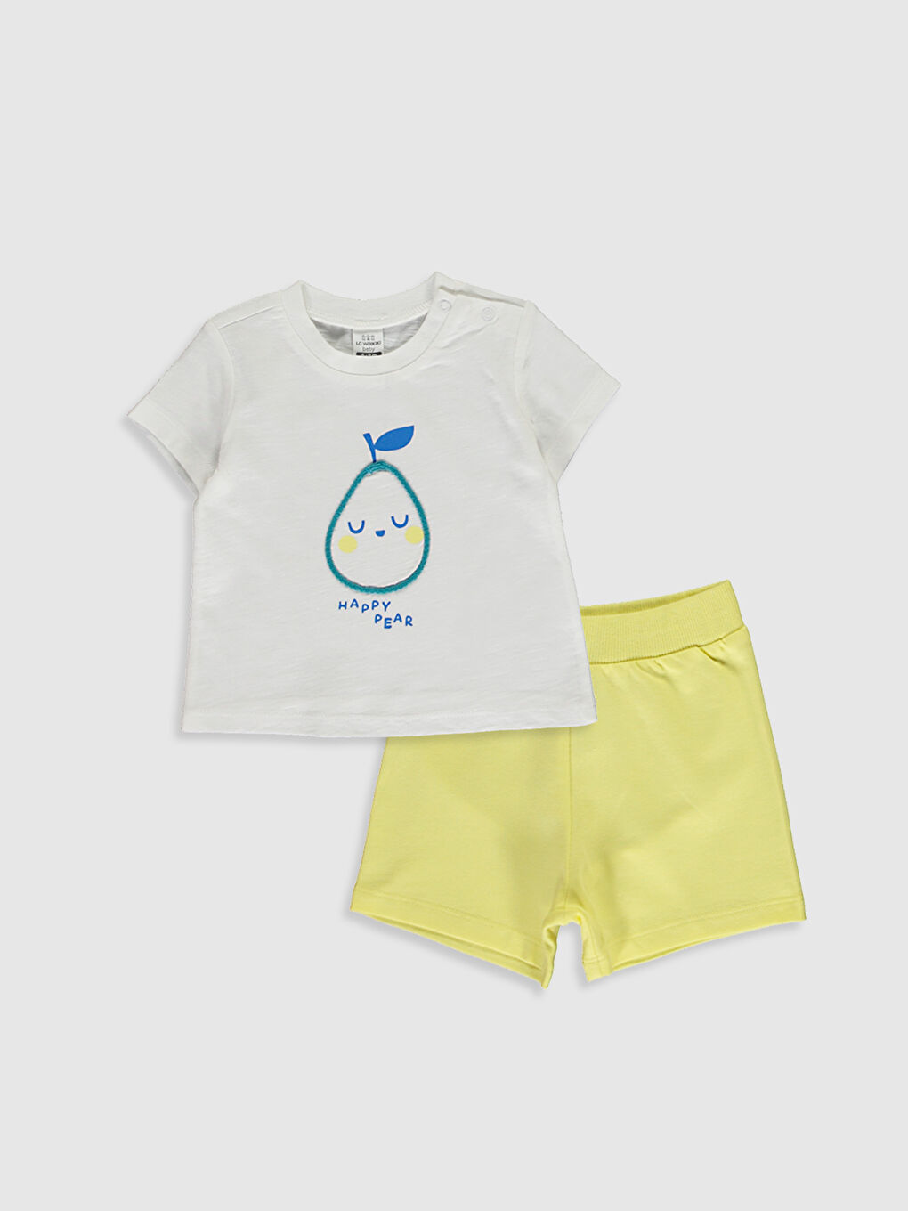 طقم قطن 2-قطعة للأولاد الرضع