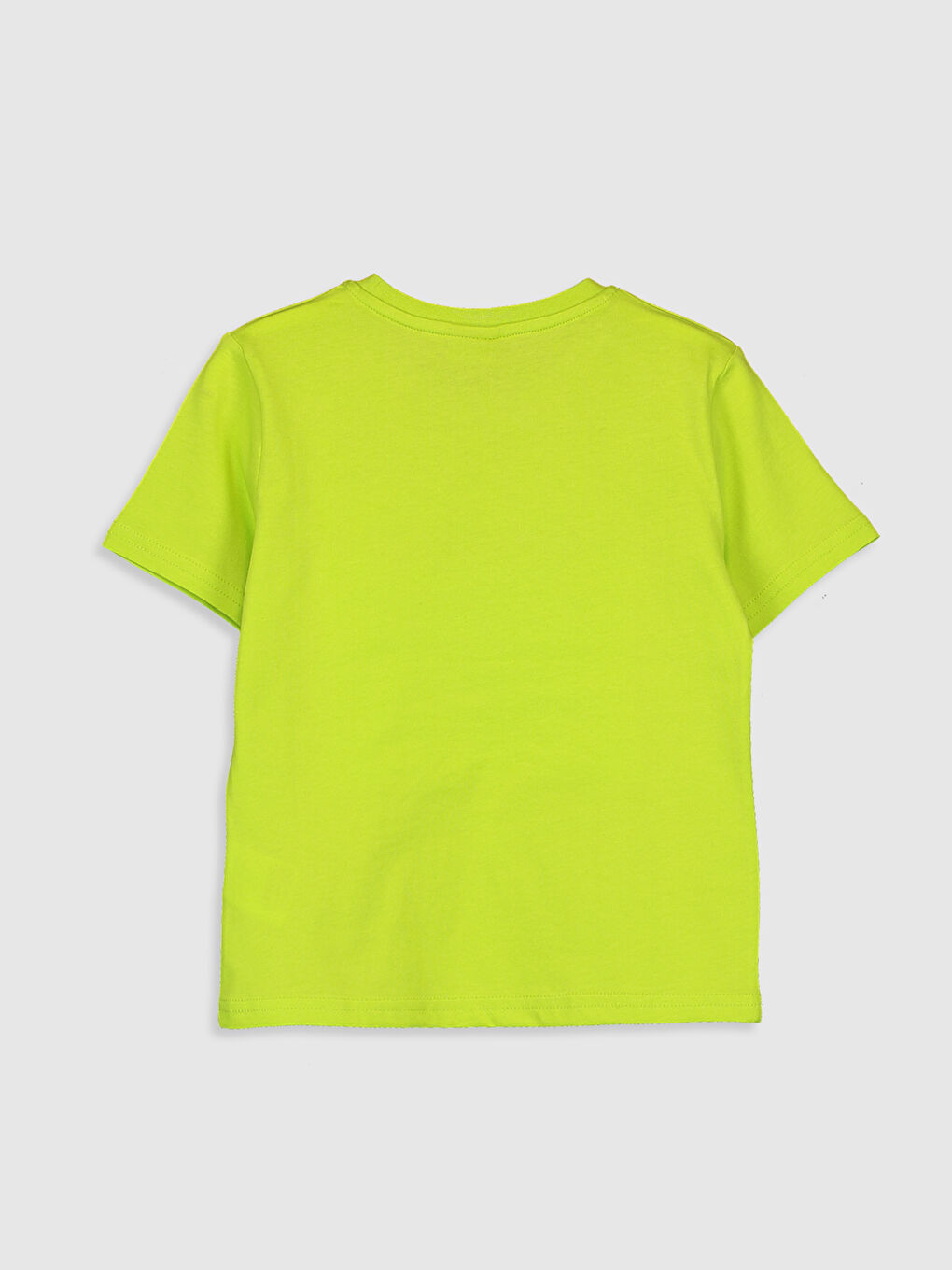 Yeşil Erkek Çocuk Baskılı Pamuklu Tişört-1