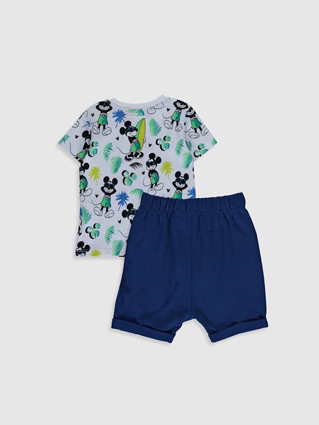 طقم أولاد رضع كم قصير-1