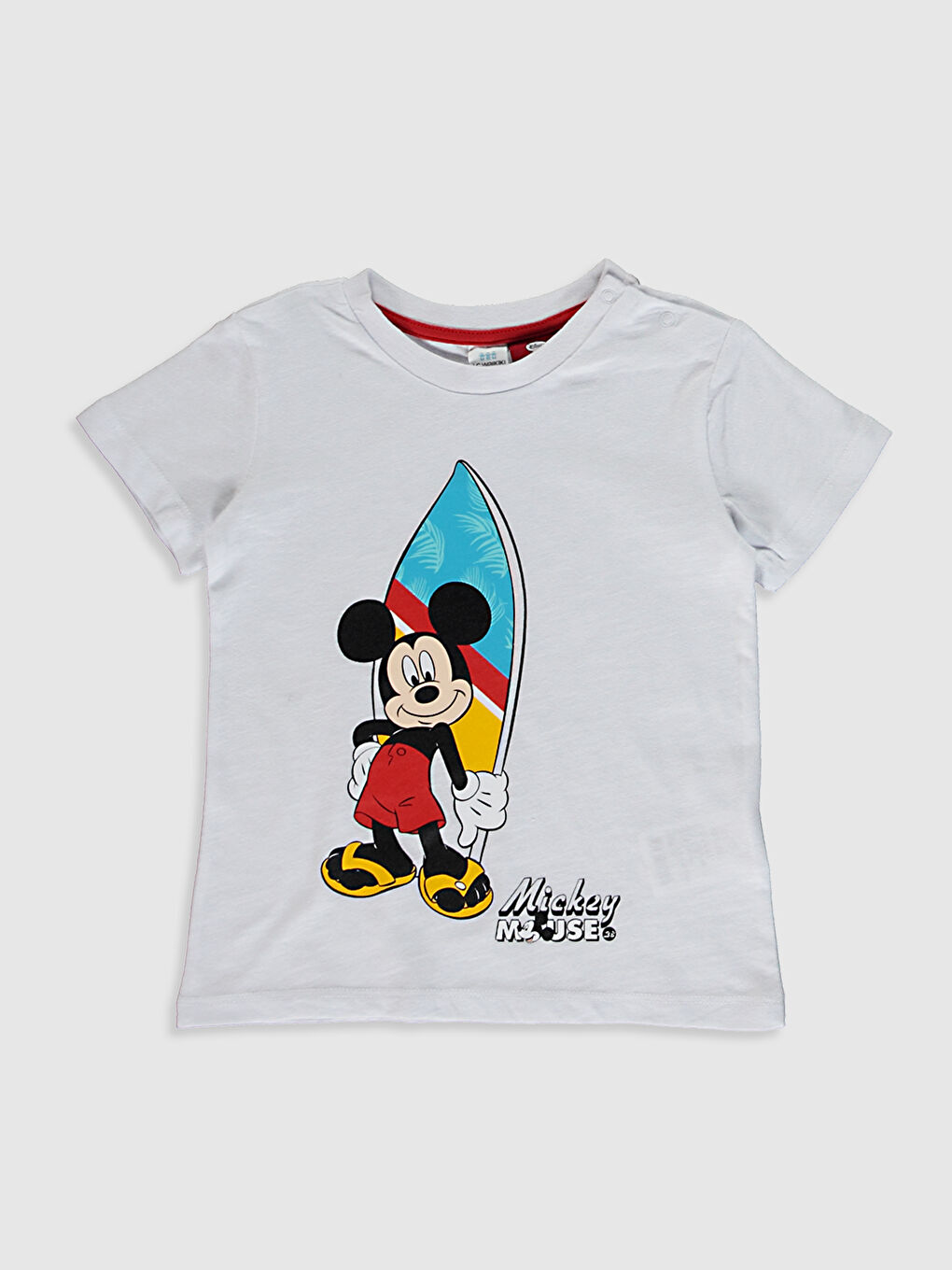 Baby Boy’s Mickey Mouse Printed T-Shirt and Shorts-2