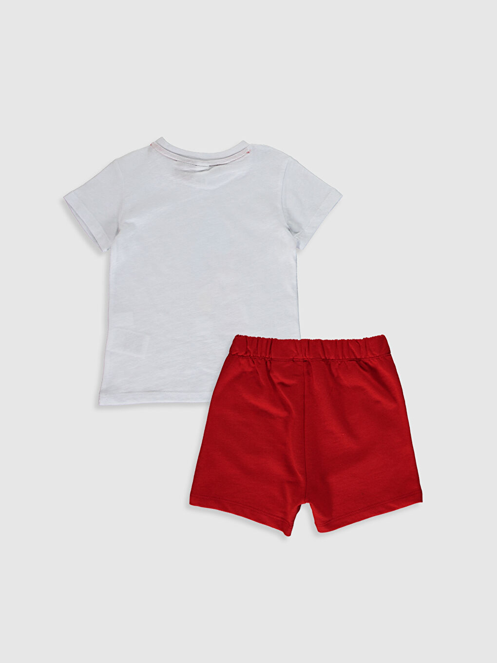 Baby Boy’s Mickey Mouse Printed T-Shirt and Shorts-1