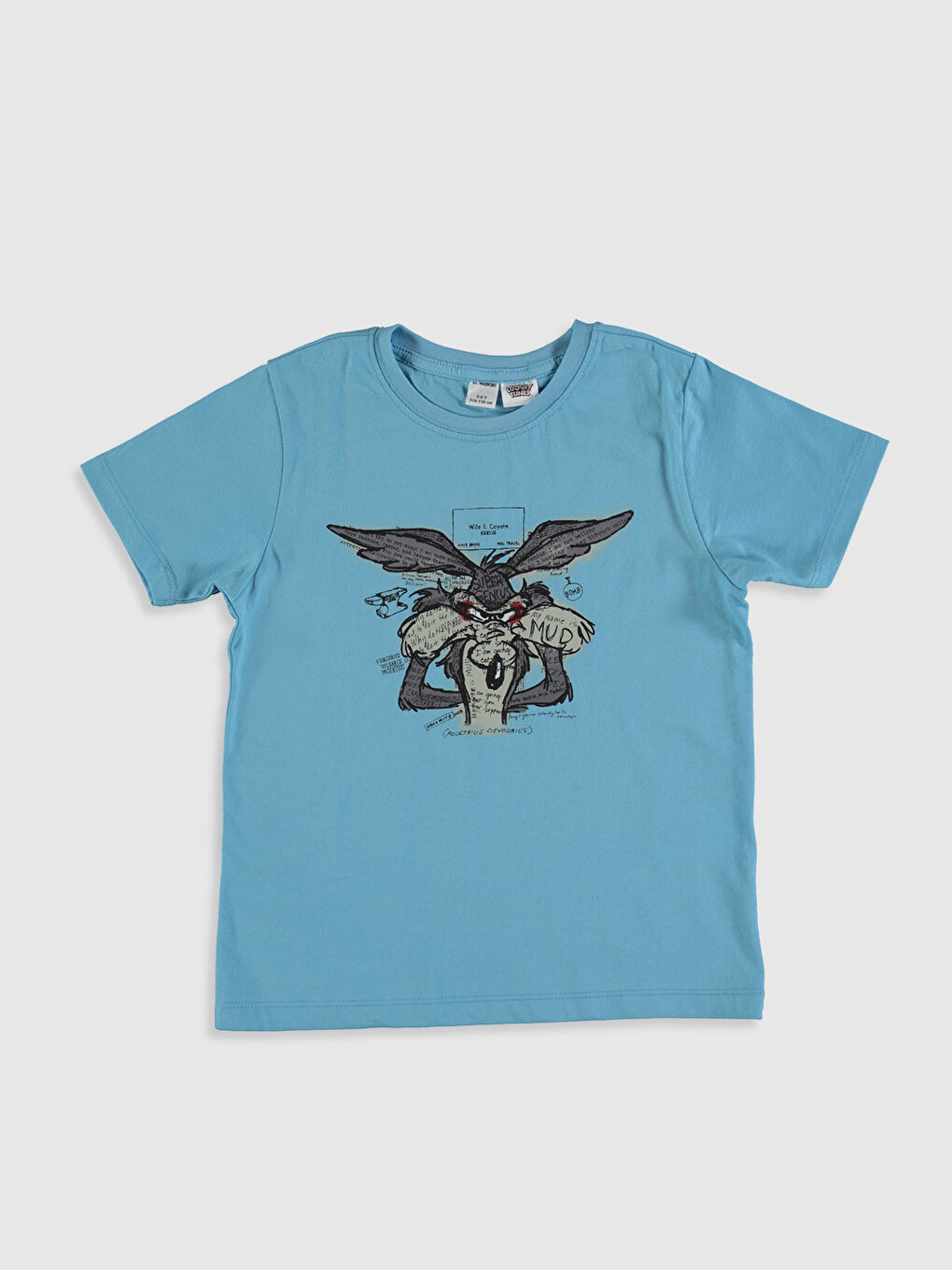 Lacivert Bisiklet Yaka Kısa Kollu Erkek Çocuk Pijama Takım-6