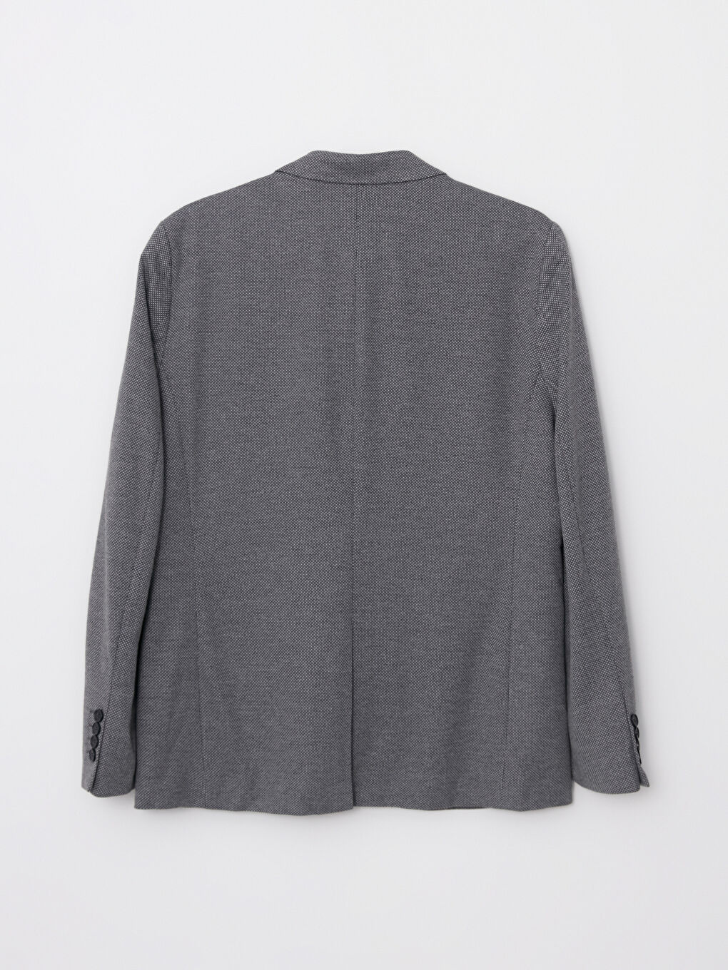 Antrasit Dar Kalıp Erkek Blazer Ceket-5