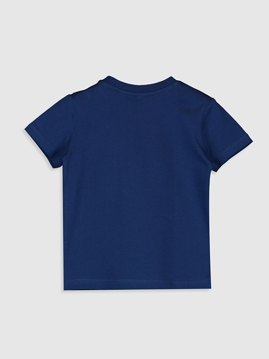 Mavi Bisiklet Yaka Kısa Kollu Erkek Bebek Tişört-1