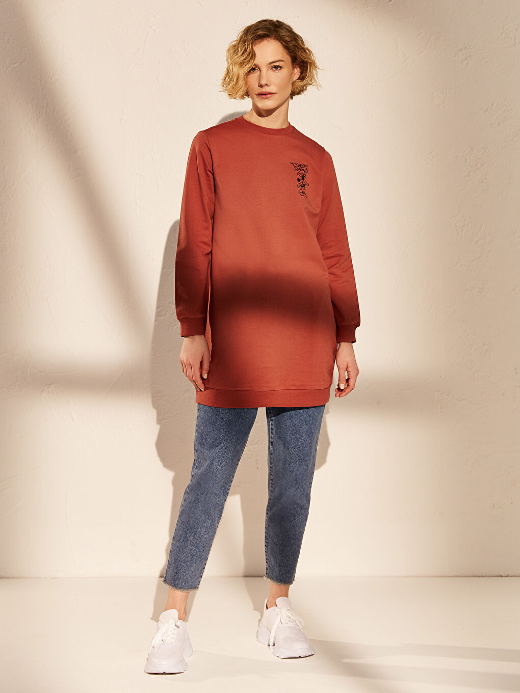 İndigo Rahat Kalıp Kadın Jean-1