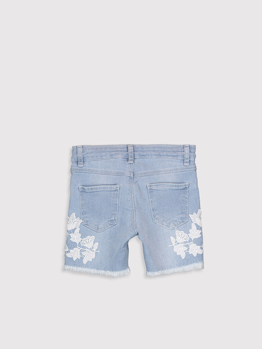 İndigo Kız Çocuk Jean Şort-1
