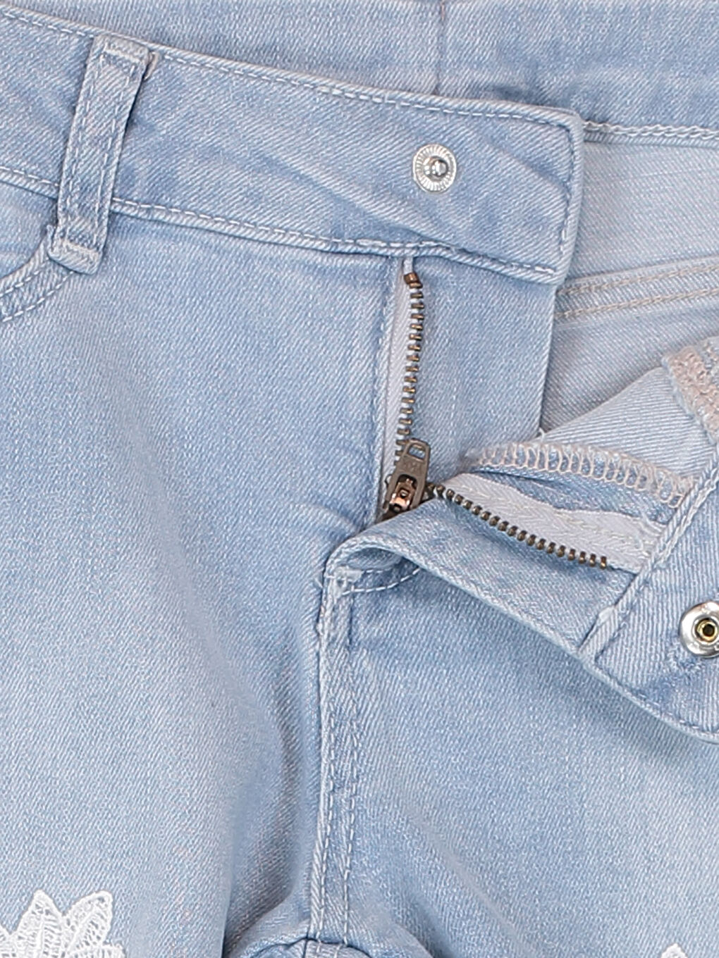 İndigo Kız Çocuk Jean Şort-2