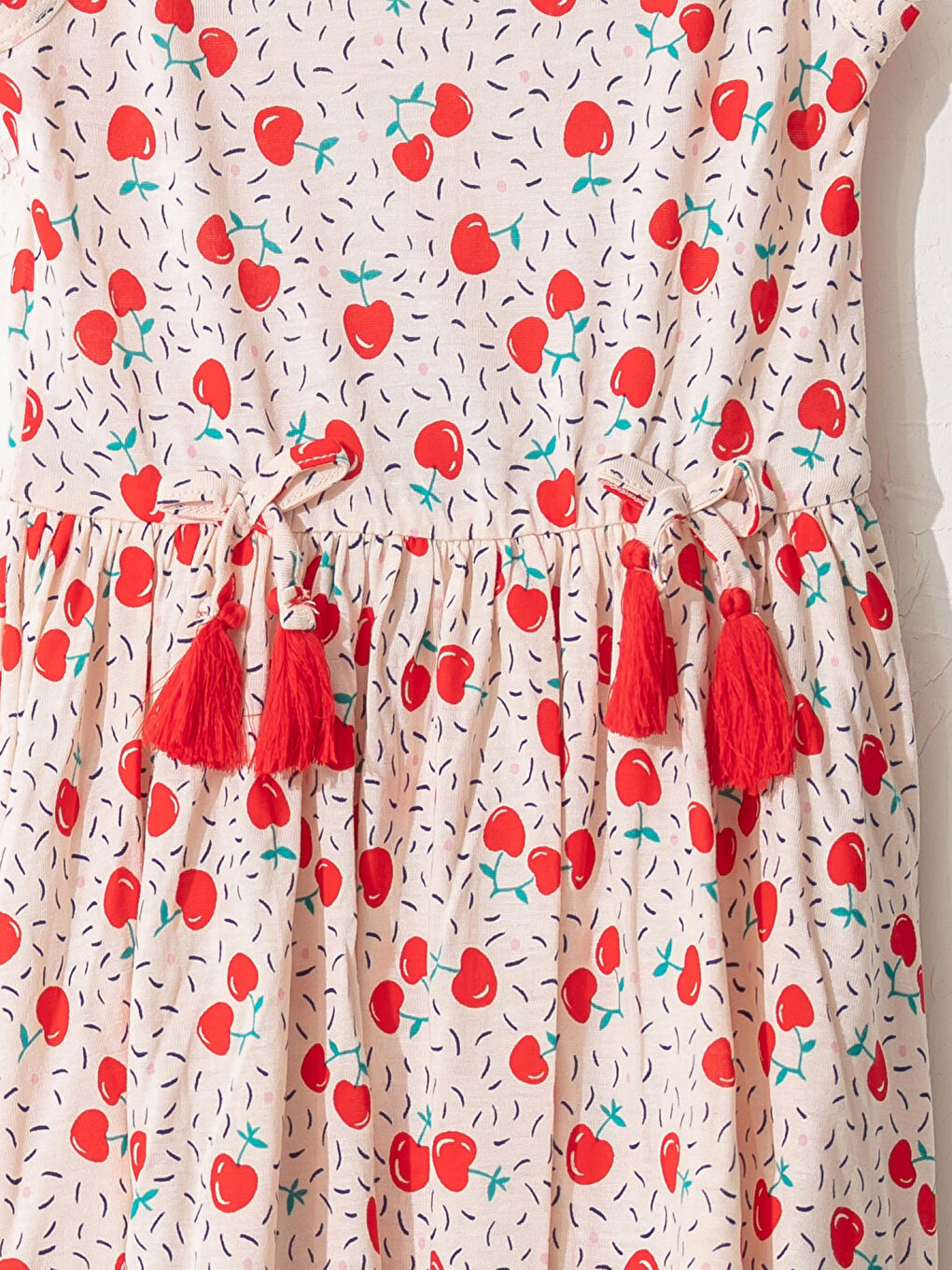 فستان بناتي مطبوع من الفيسكوز-2