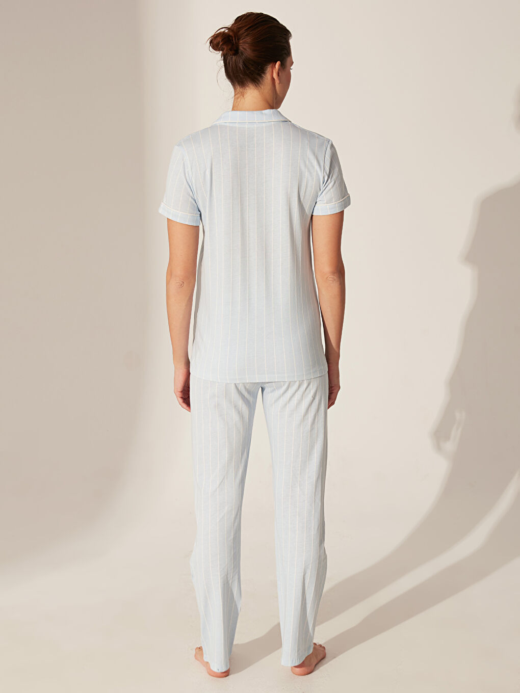 Set de pijama ALBASTRU Femeie-2