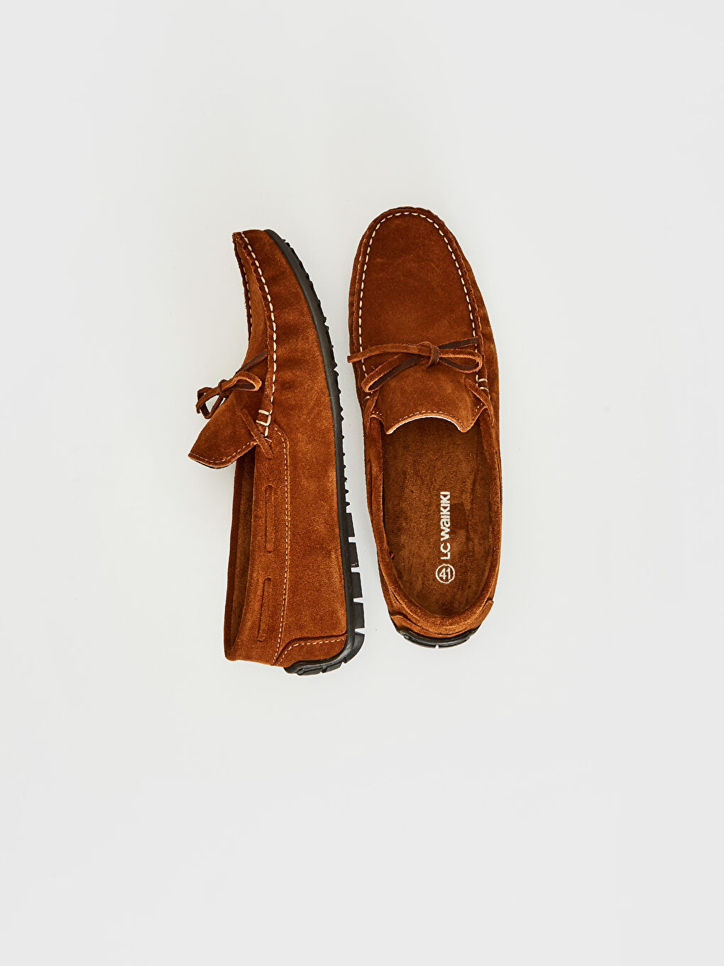 Kahverengi Erkek Hakiki Deri Loafer Ayakkabı-3