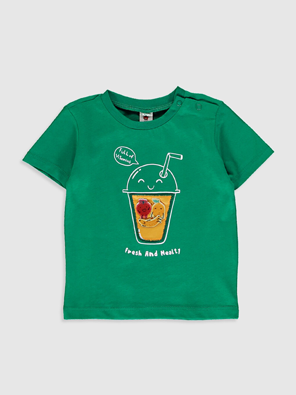 Ensemble T-Shirt et Short Bébé Garçon en Coton Imprimé à Manches Courtes et Col Rond Lot de 2-2