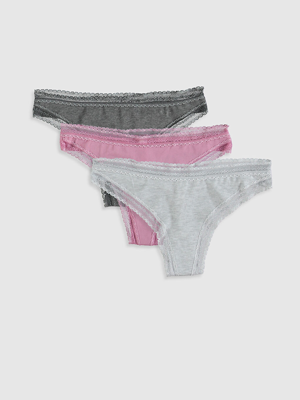 3-pack Lacy Thong Briefs