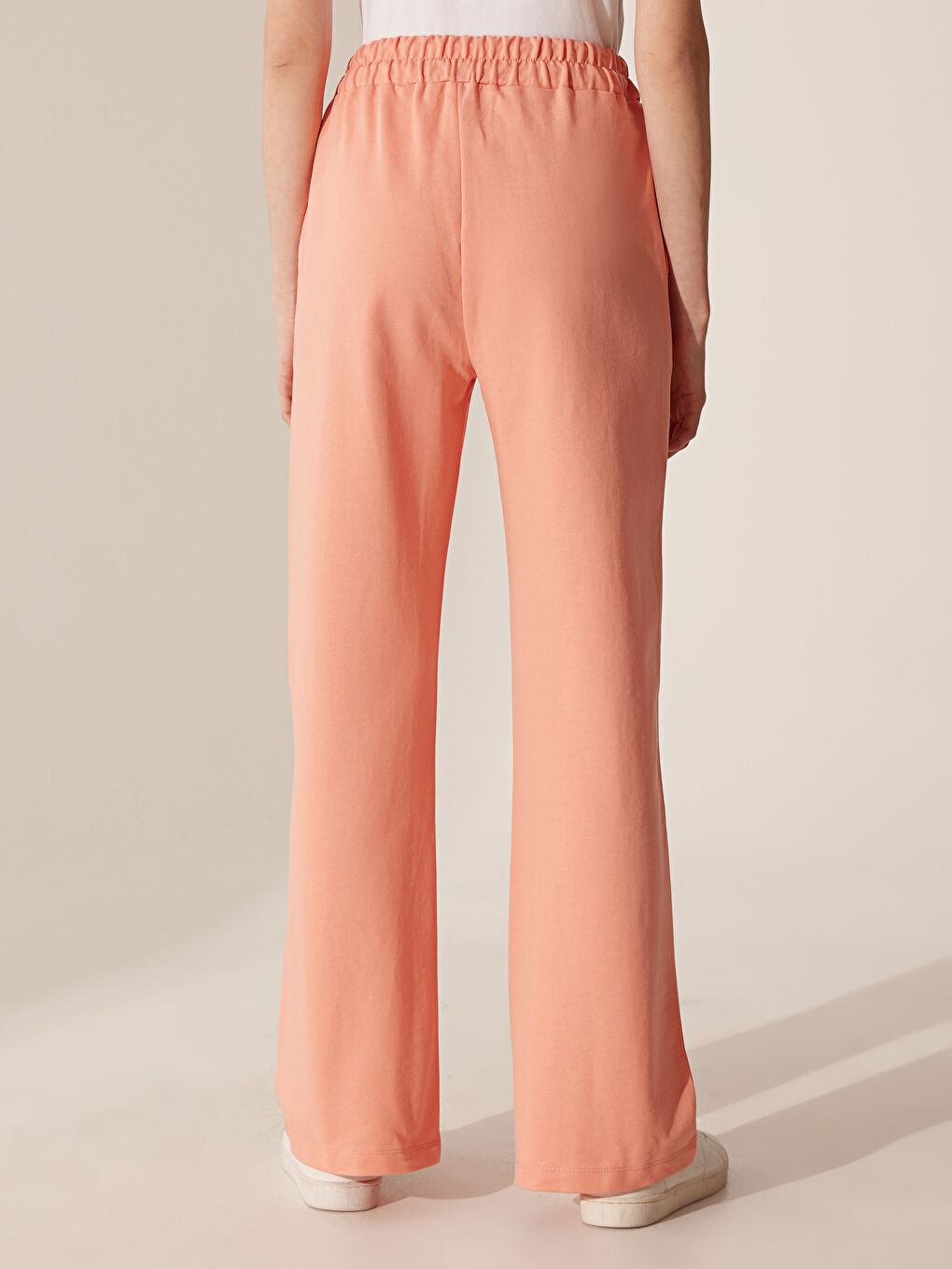 Pantaloni de Trening Dama din Material Fleece Croială Standard-2