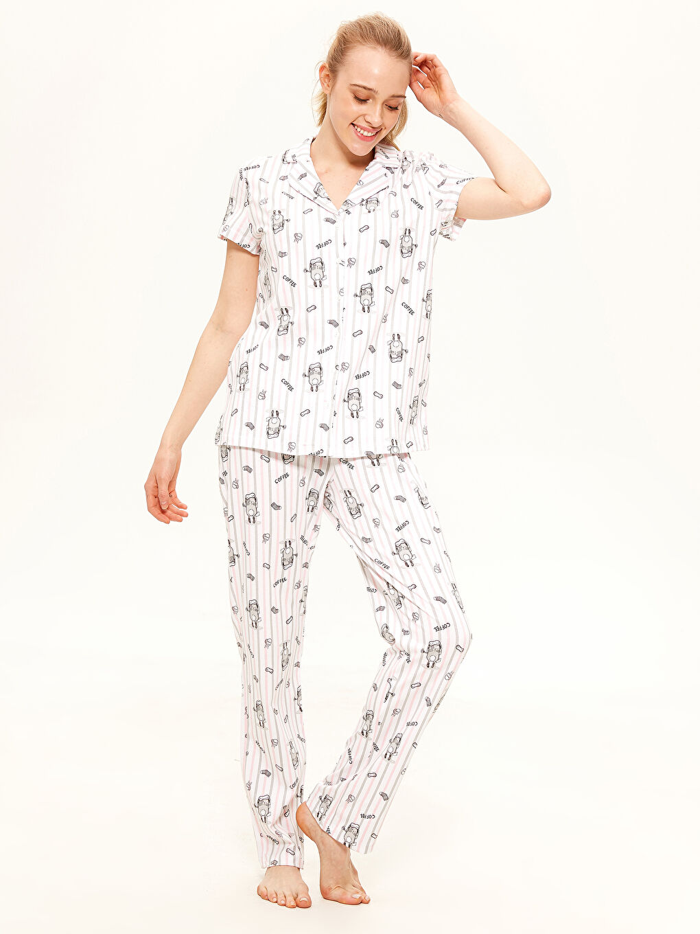Ensemble de pyjama BLANC Femme