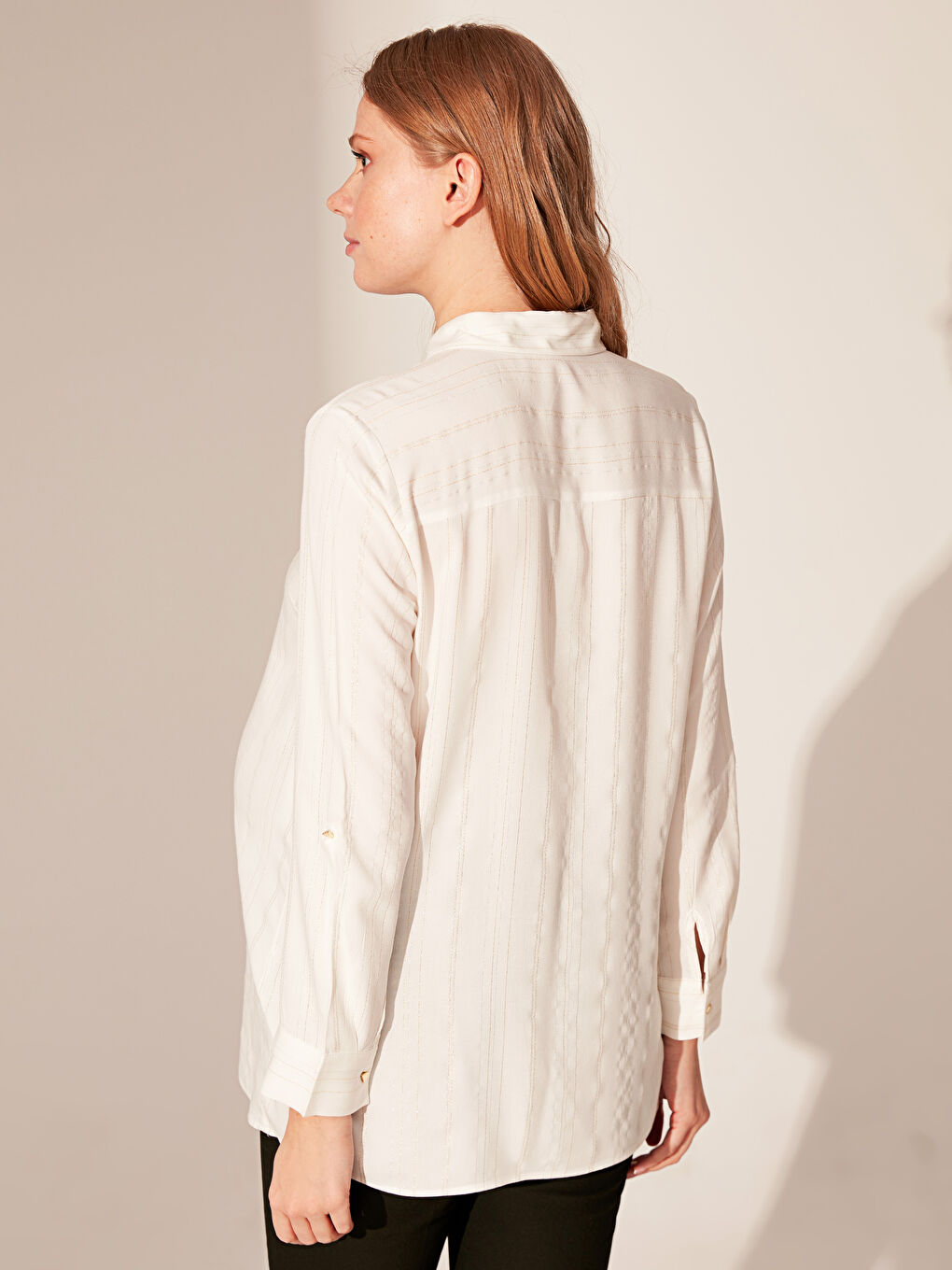 بلوزة حوامل فيسكوز لامعة-2