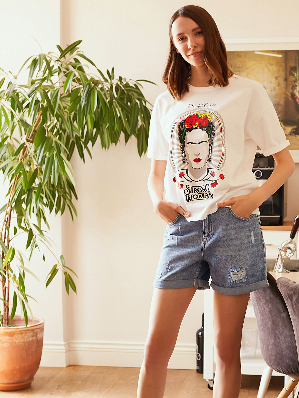 LCW Jeans Boyfriend Women's Jean Shorts -0SA052Z8-311