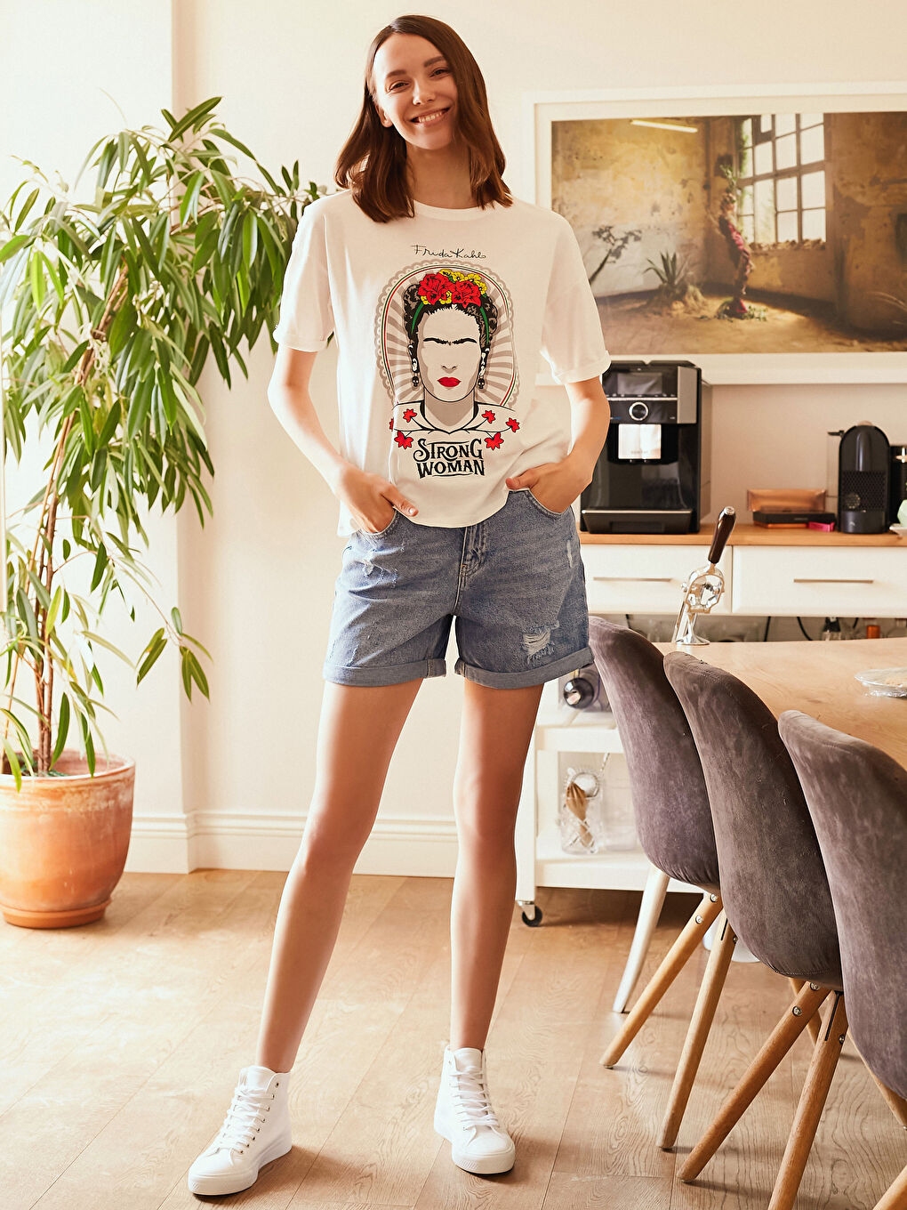 LCW Jeans Boyfriend Women's Jean Shorts -0SA052Z8-311