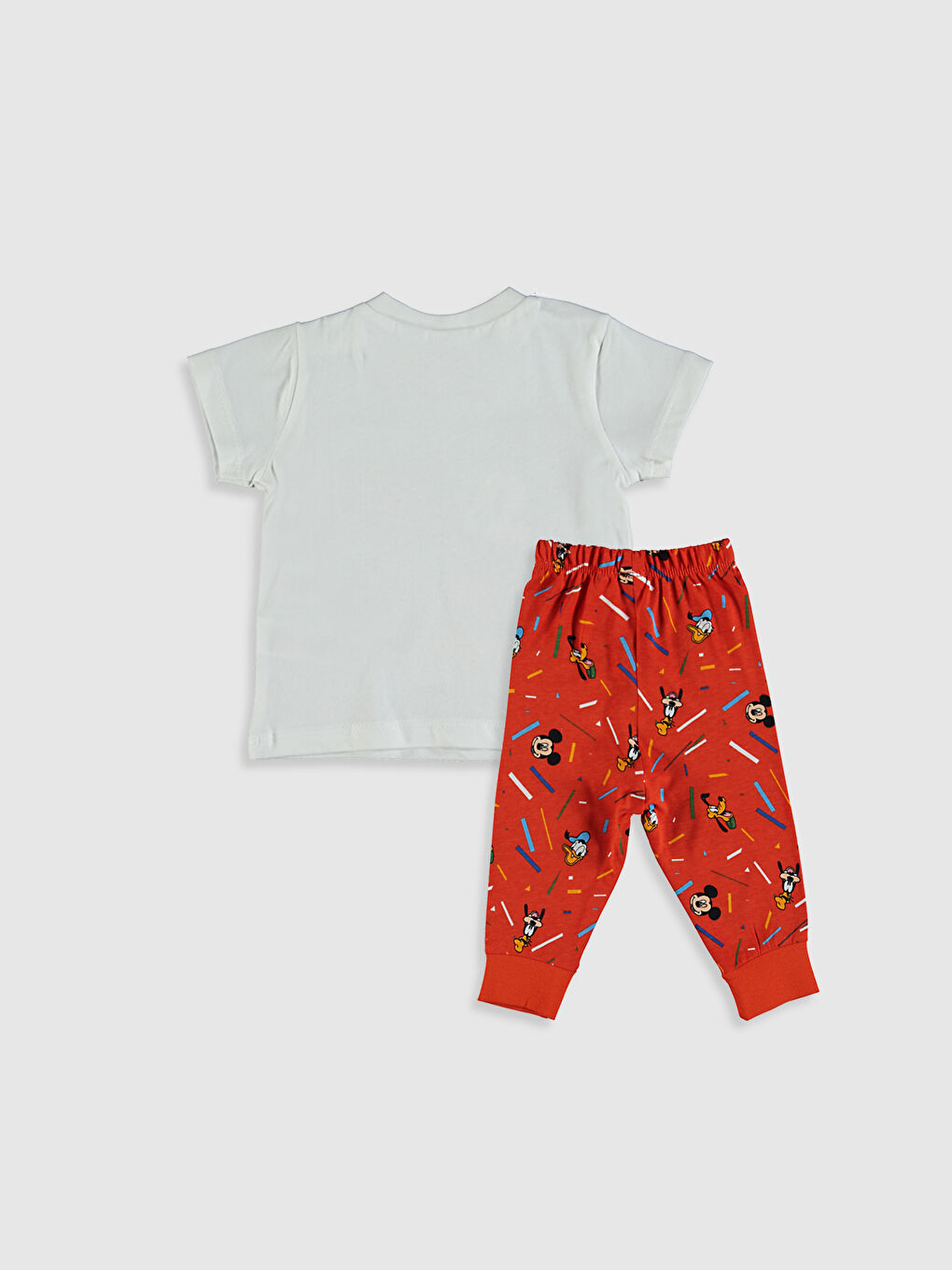 طقم بيجامة مطبوع ميكي ماوس - أولاد رضع-1