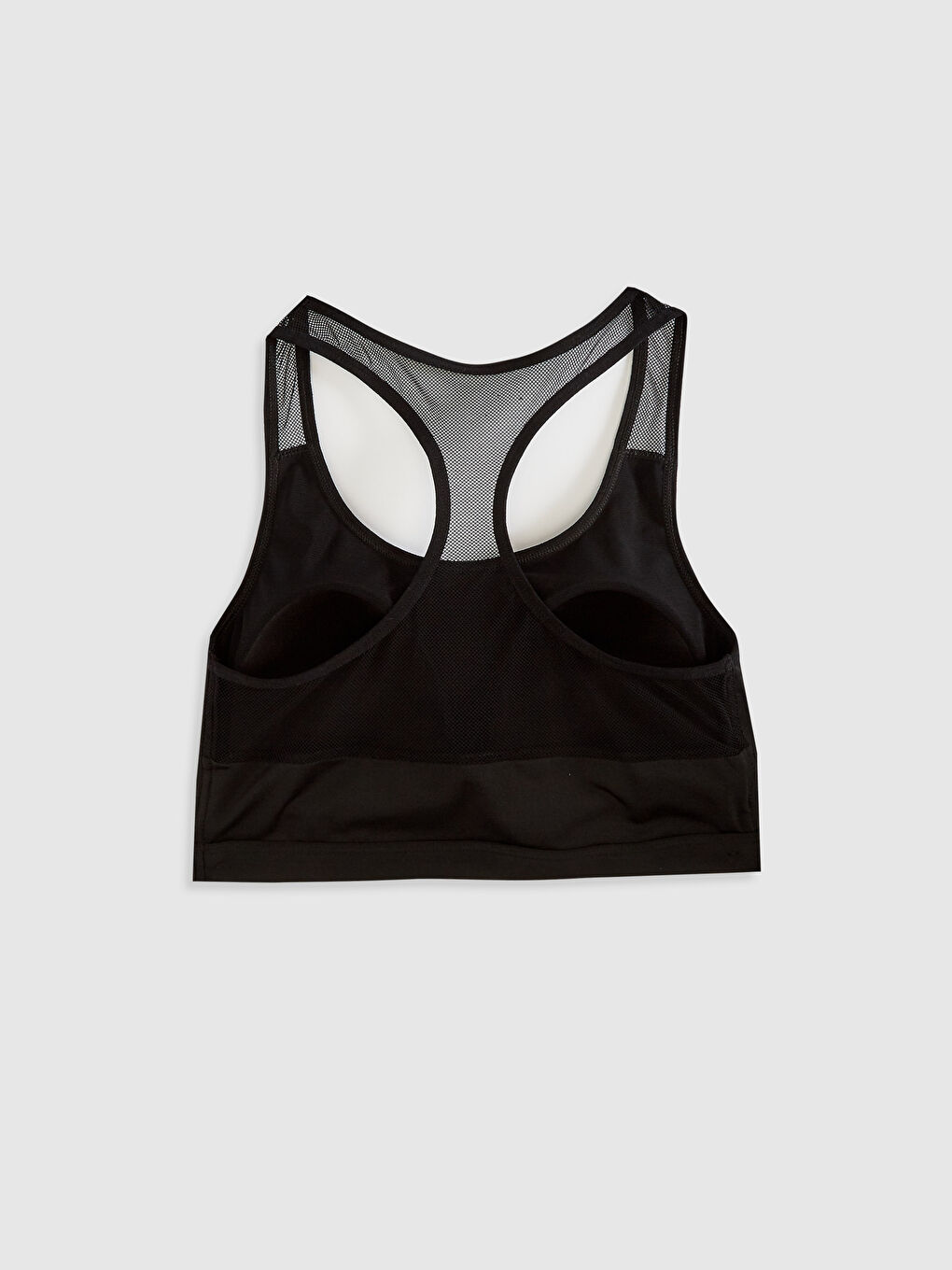 Siyah Sırt Detaylı Sporcu Sütyen-1