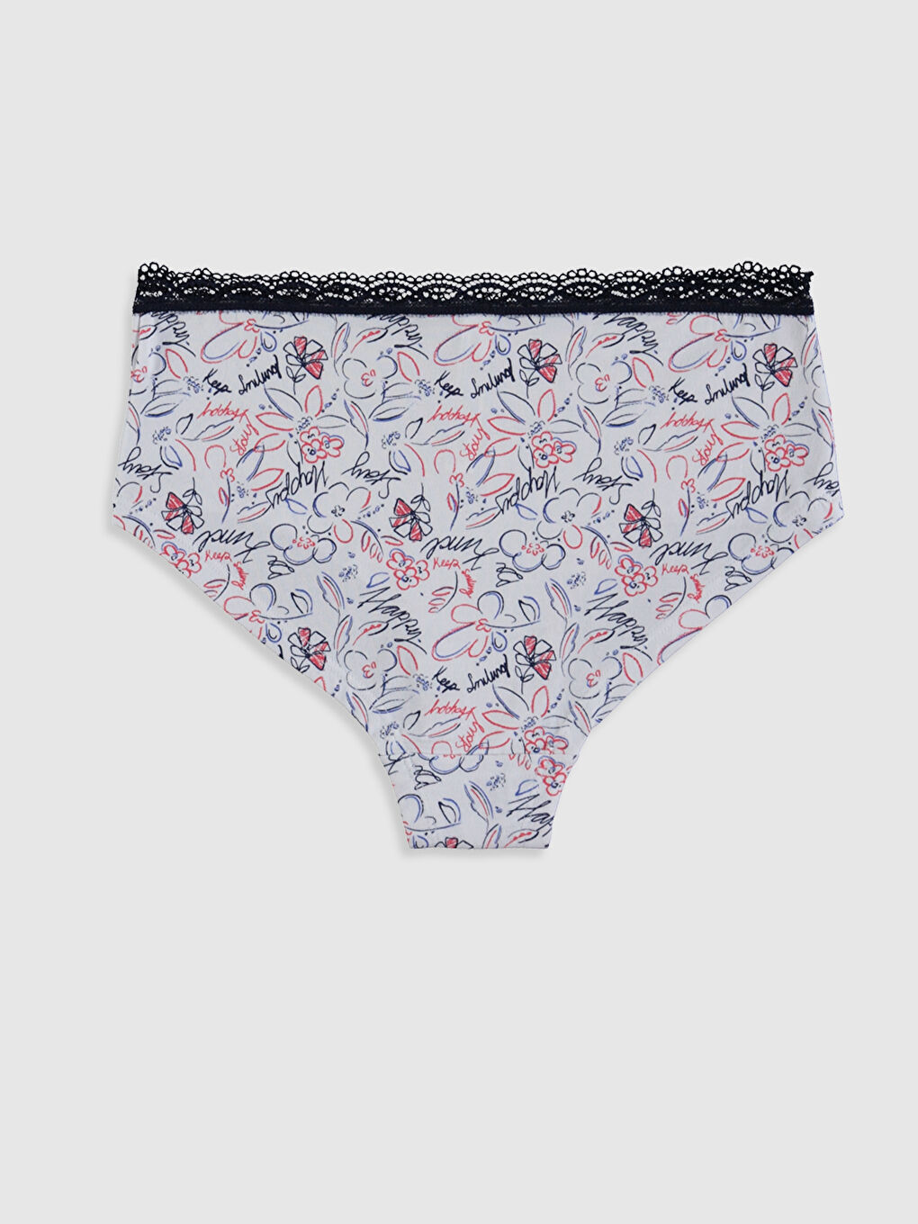 Woman WHITE Hipster Knickers-1