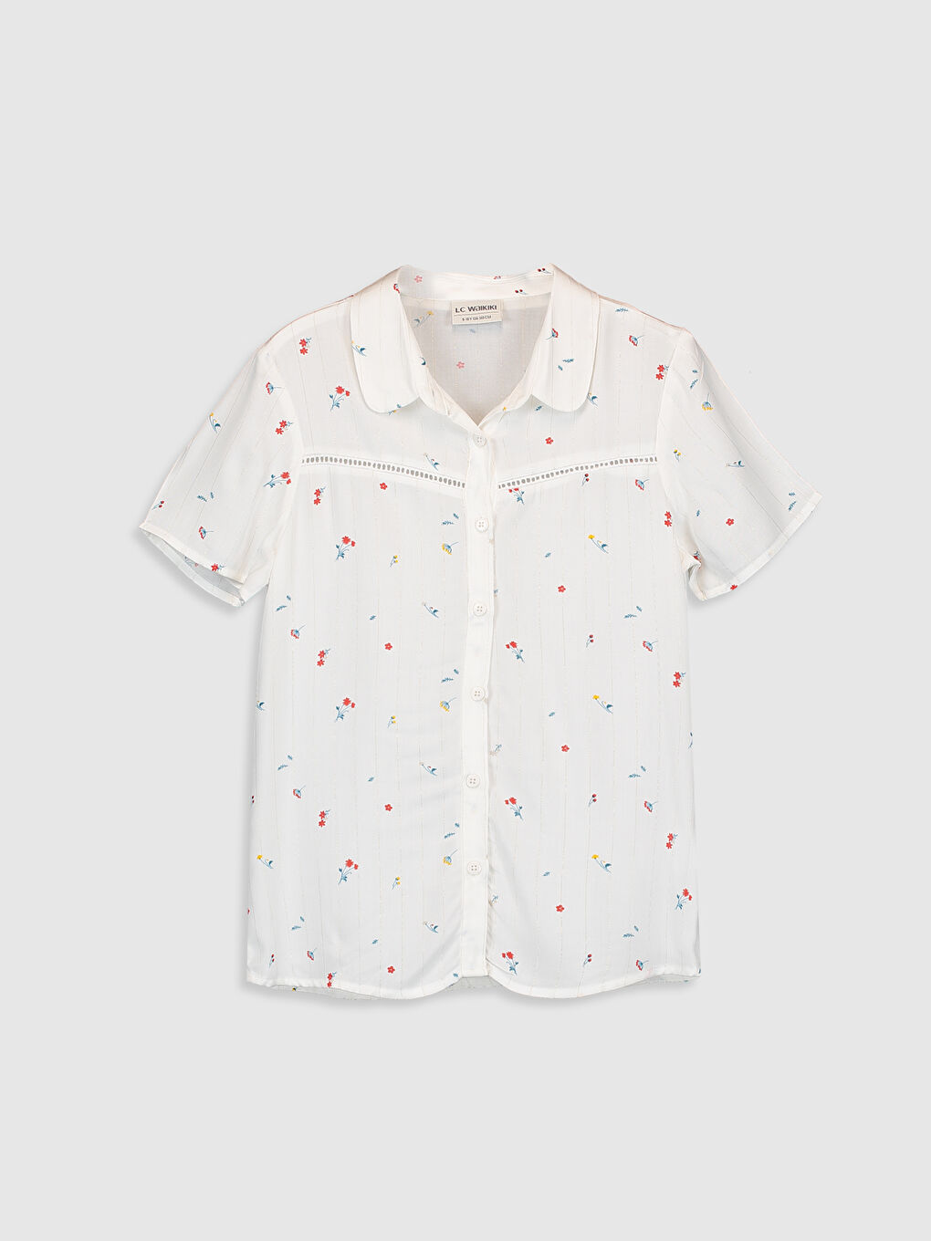 Рубашка с коротким рукавом для девочек