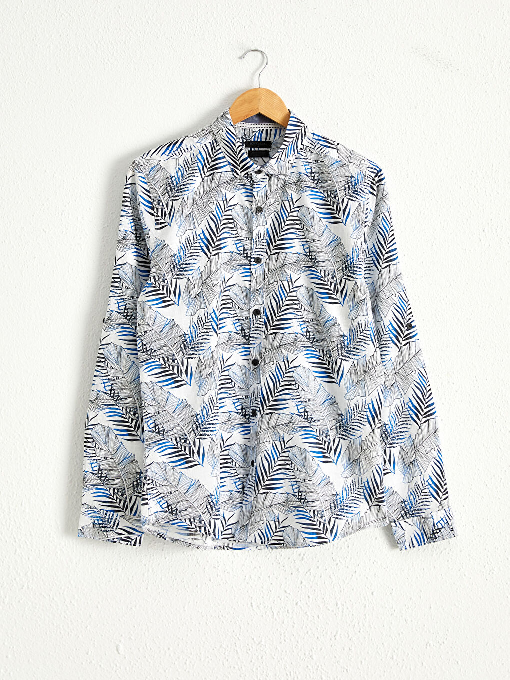 Extra Slim Fit Printed Short Sleeve Poplin Shirt