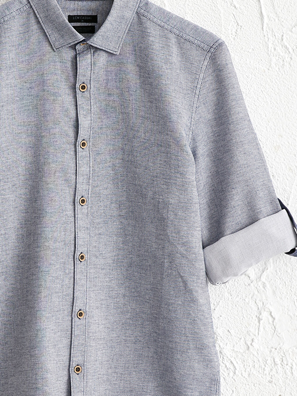 قميص بأكمام طويلة بقصة ضيقة للغاية-2