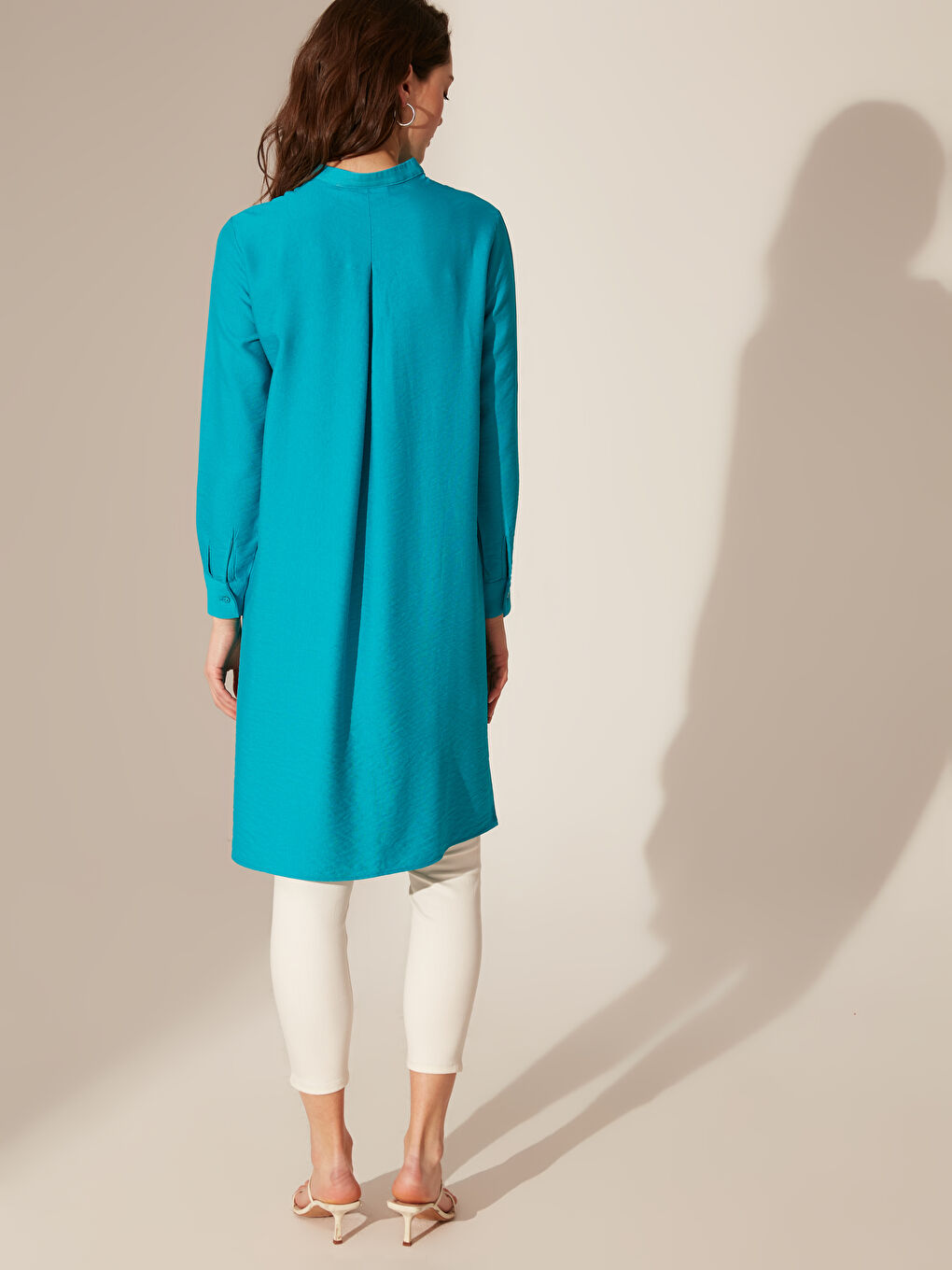 Koyu Turkuaz Tunik-3